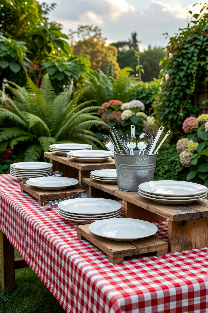 Outdoor Buffet Station Styling