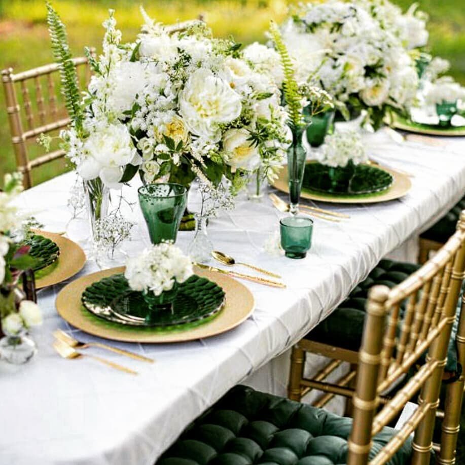 Outdoor Green Wedding