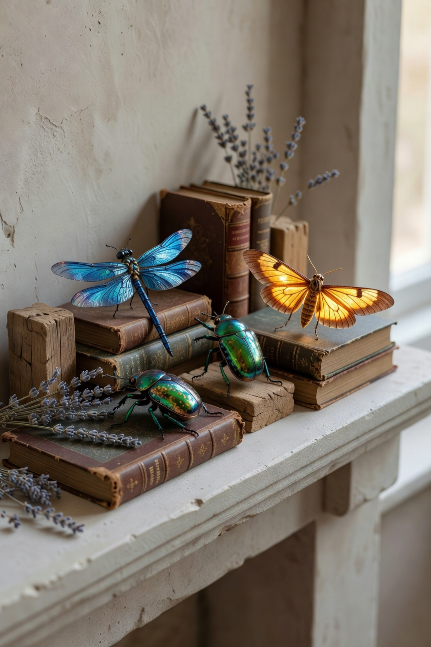 Outdoor-Inspired Bug and Butterfly Motifs