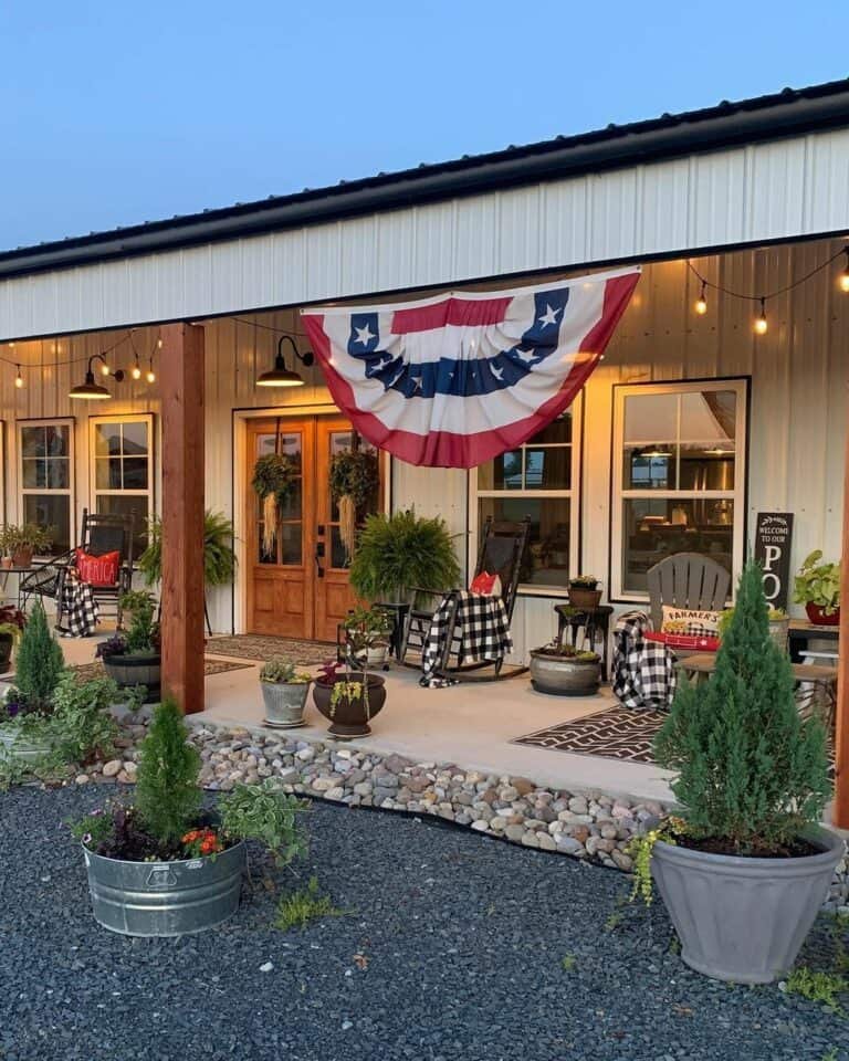 Patriotic Front Porch