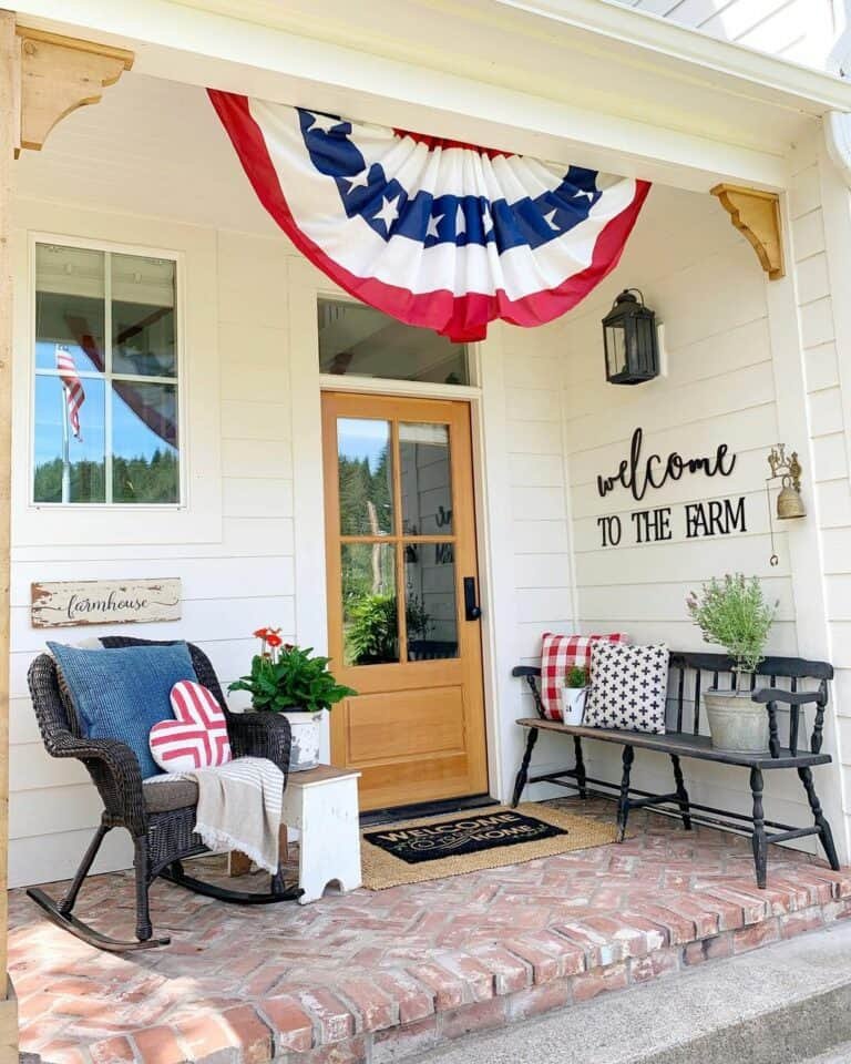 Patriotic Front Porch