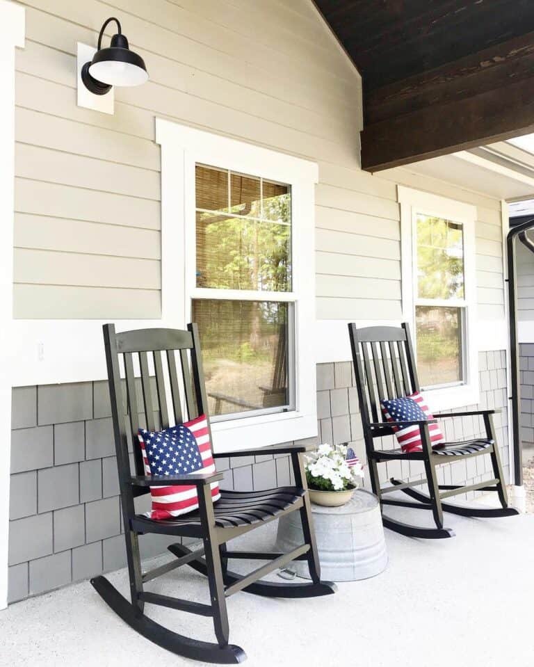 Patriotic Porch Rockers