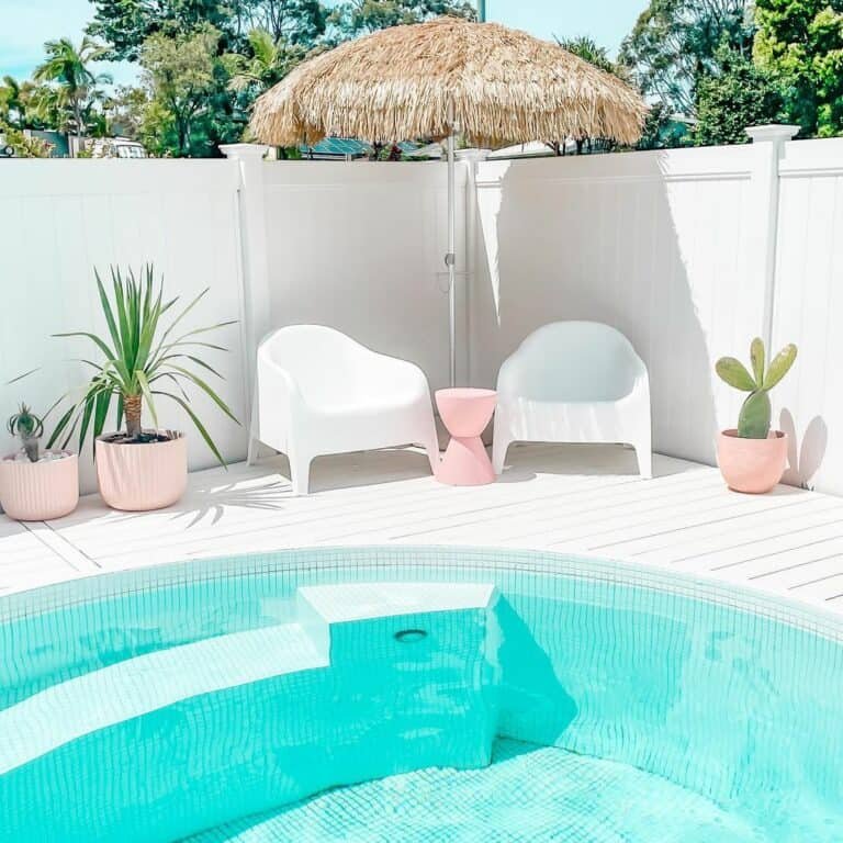 Pink Tiled Pool