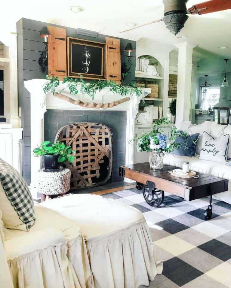 Rustic Wood and Brick