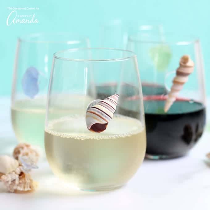 Seashell Wine Charms