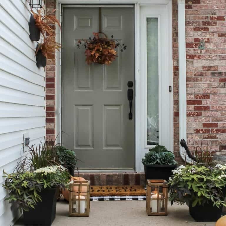 Seasonal Porch Transition