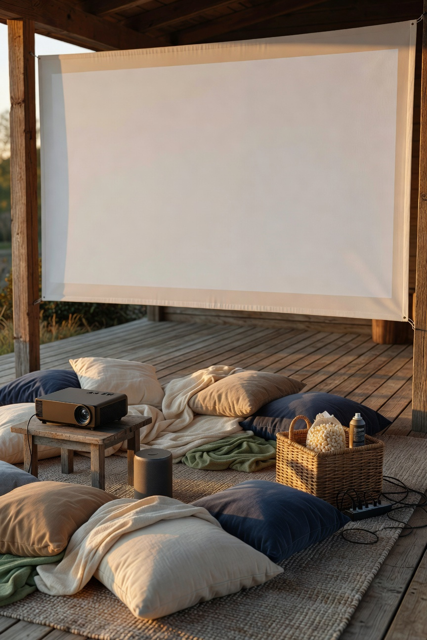 Set Up a Outdoor Movie Nook