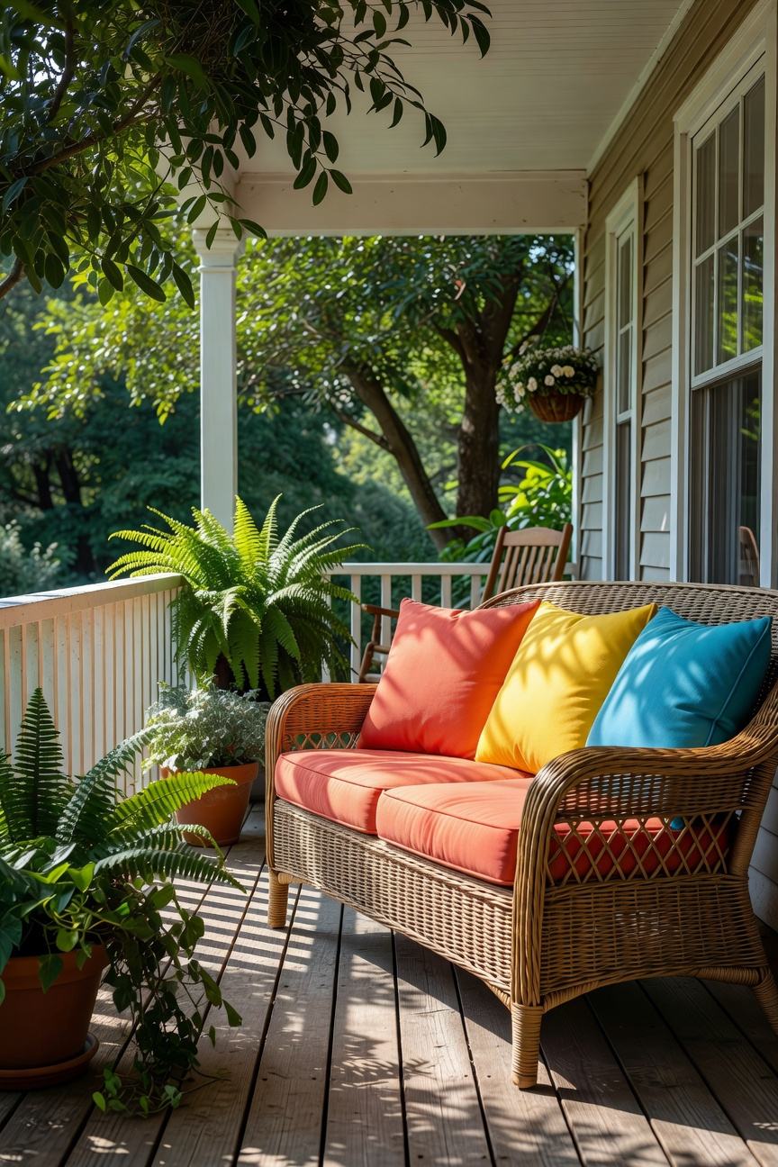 Swap Cushions for Seasonal Colors