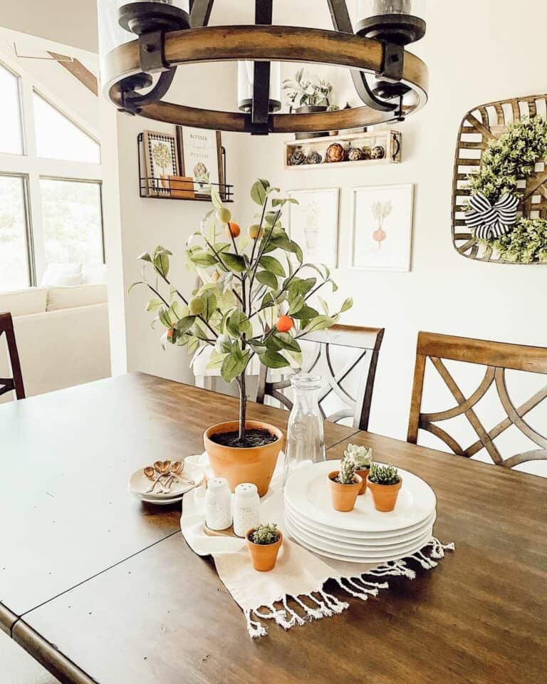 Terracotta Succulent Centerpiece