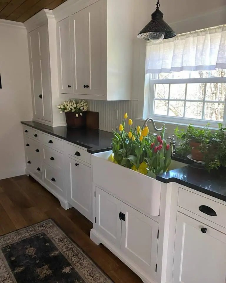 Tulips in Kitchen