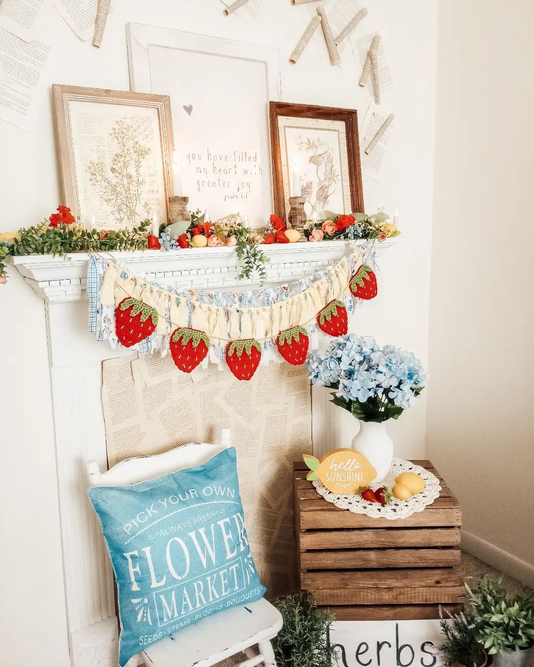 Vintage Fireplace Cover