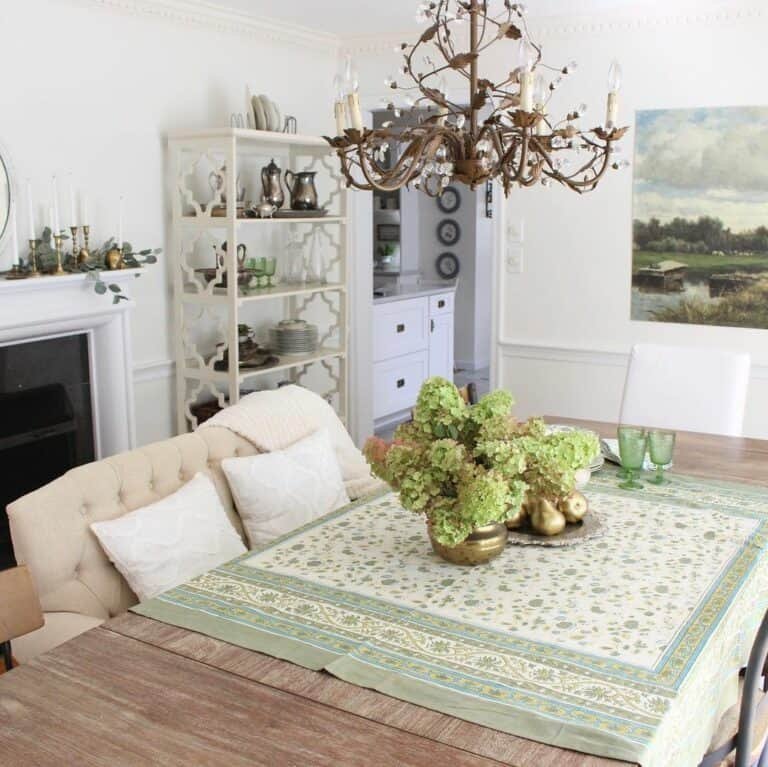 Vintage Metal Chandelier