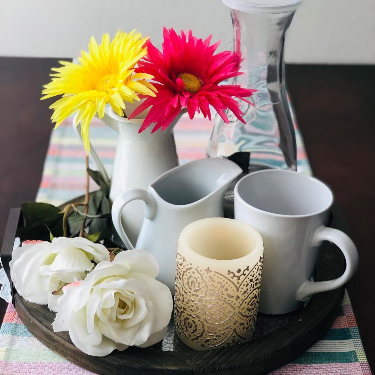 Warm Table Centerpiece