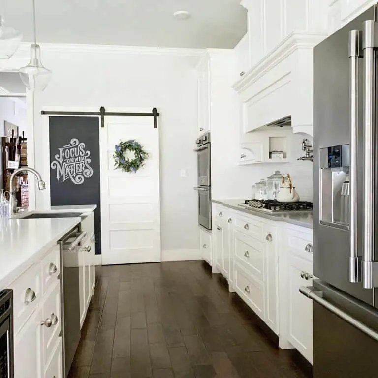 White Pantry Door