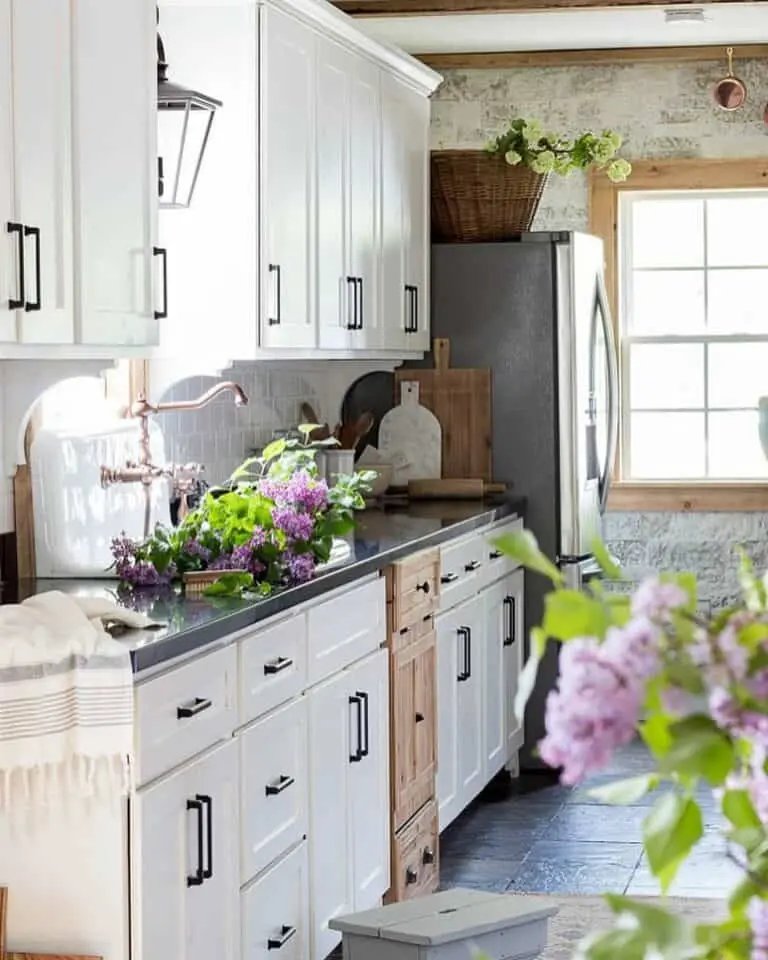 Wicker Basket Flowers