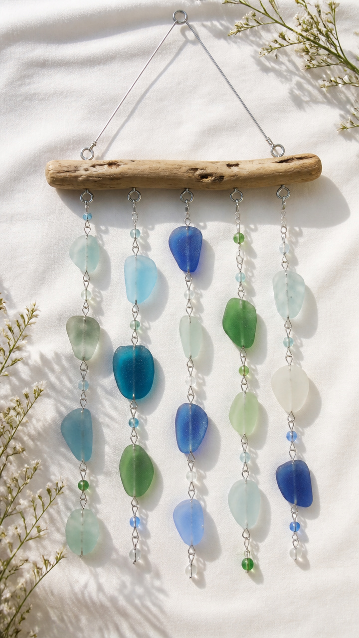 Beach Glass Wind Chime
