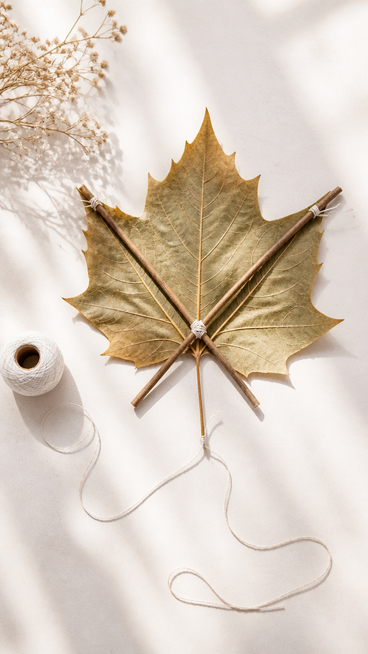 Stick and Leaf Kite