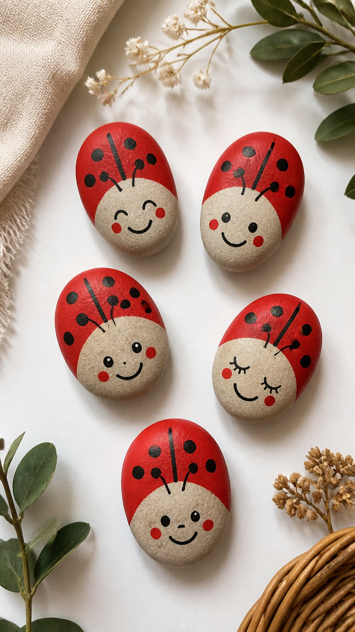 Rock Painting Faces