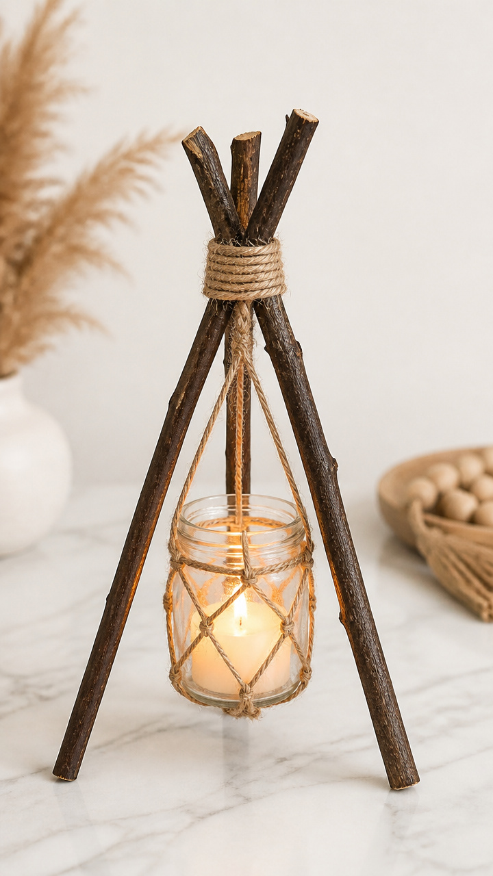 Stick Tripod Lantern