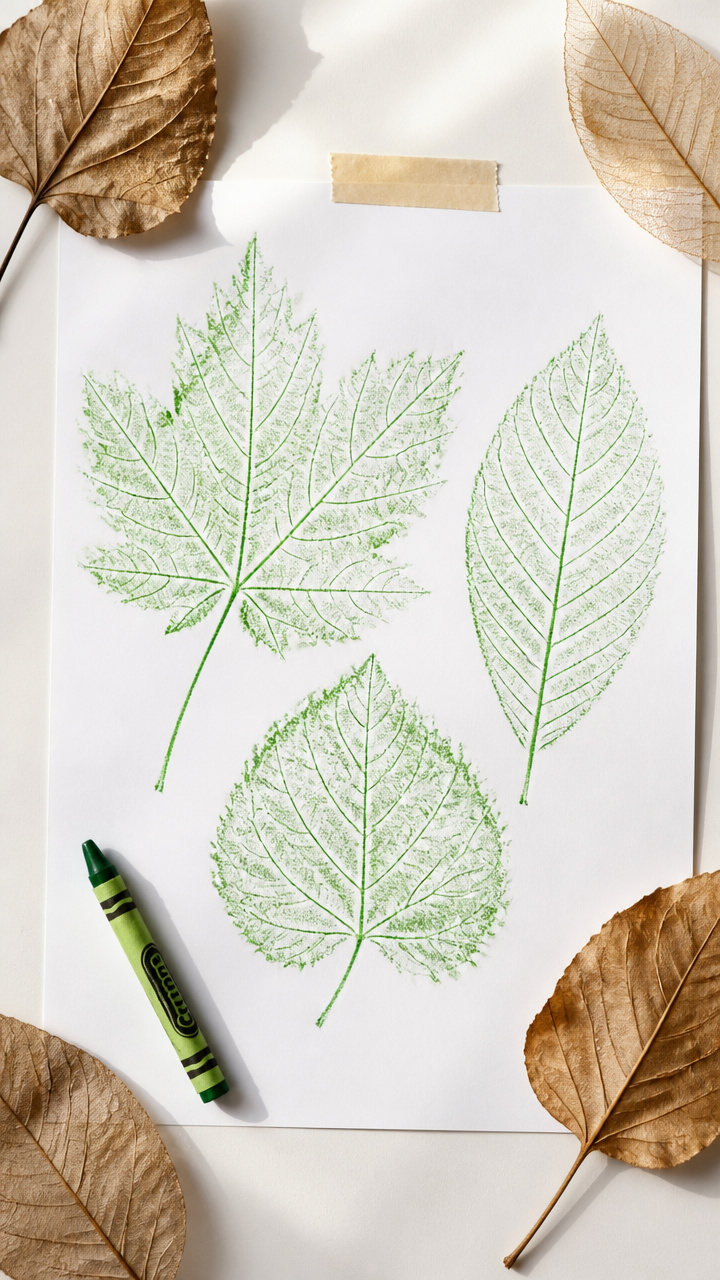 Leaf Skeleton Rubbing