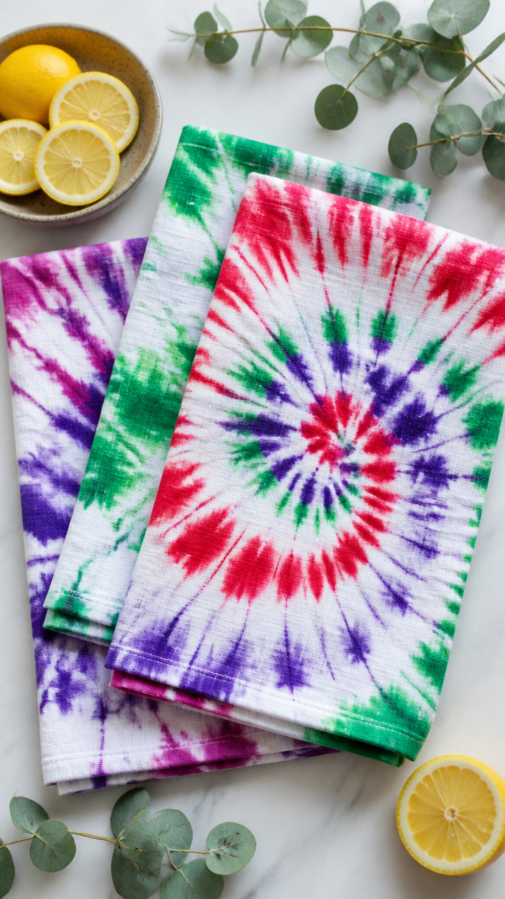 Rainbow Dish Towel Set
