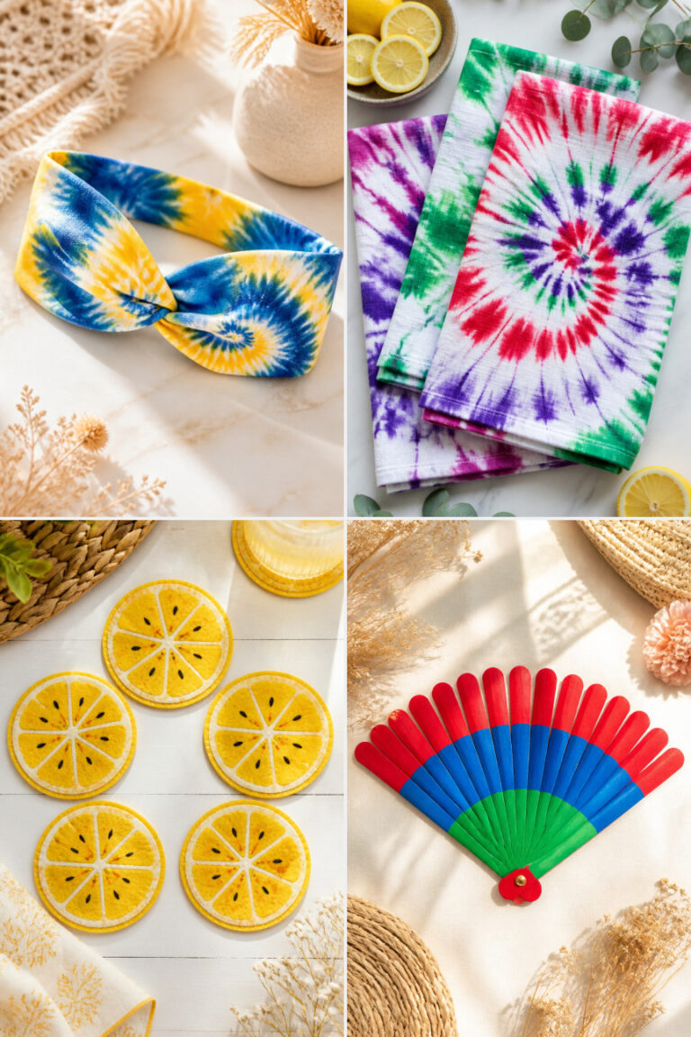 15 Beginner Tie-Dye Summer Crafts for Under $10
