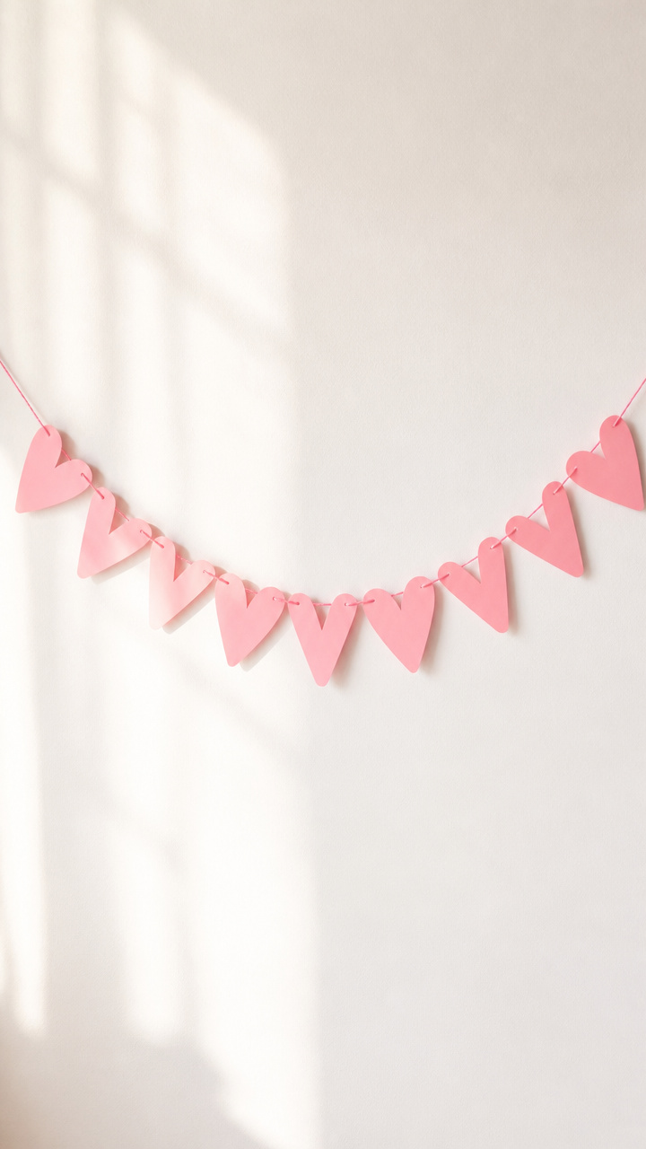 Valentineβs Heart V Garland