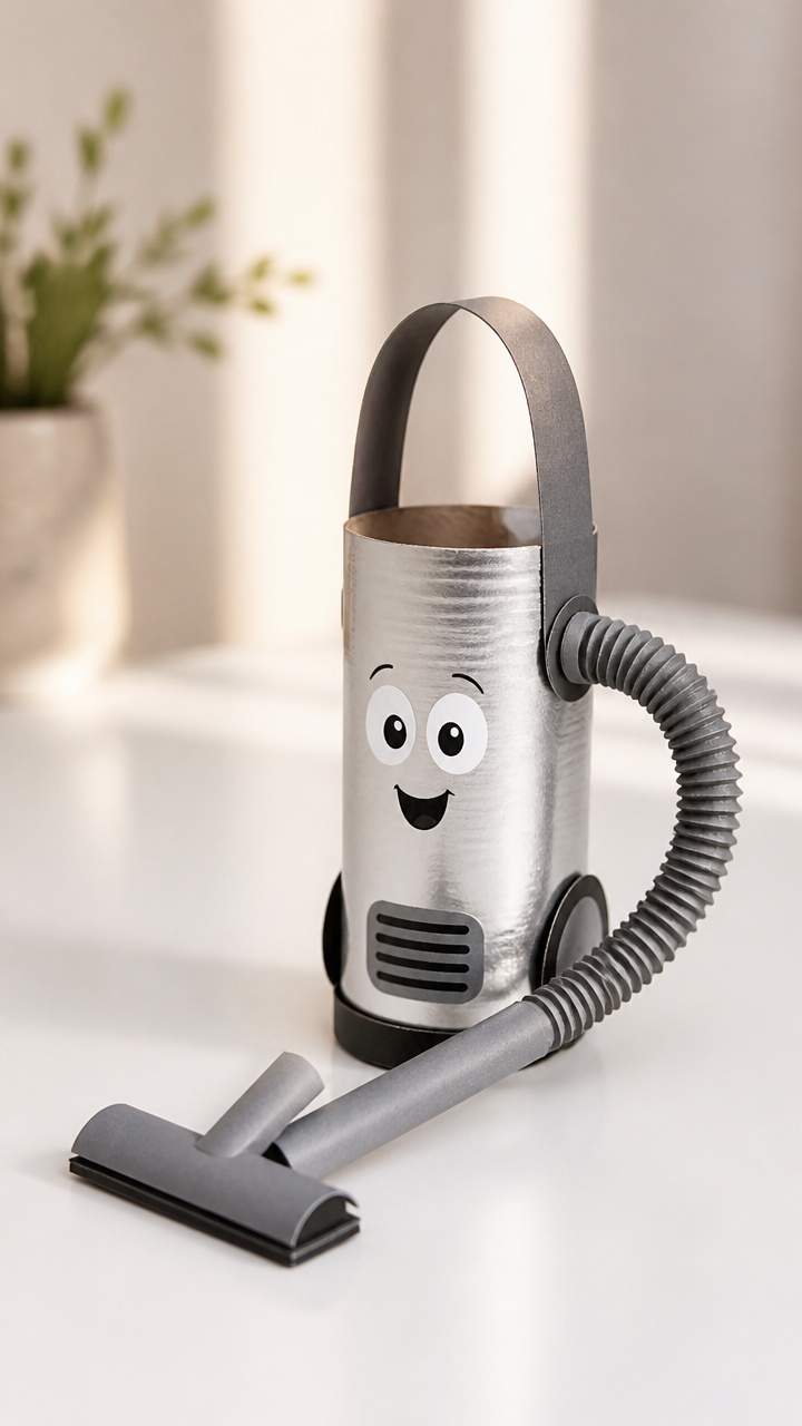 V is for Vacuum Cleaner Drawing