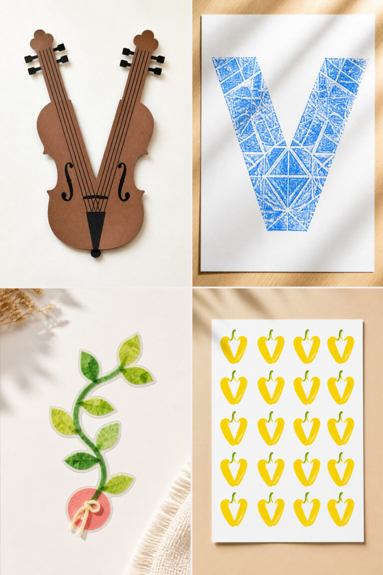 15 Creative Letter V Crafts for Preschoolers