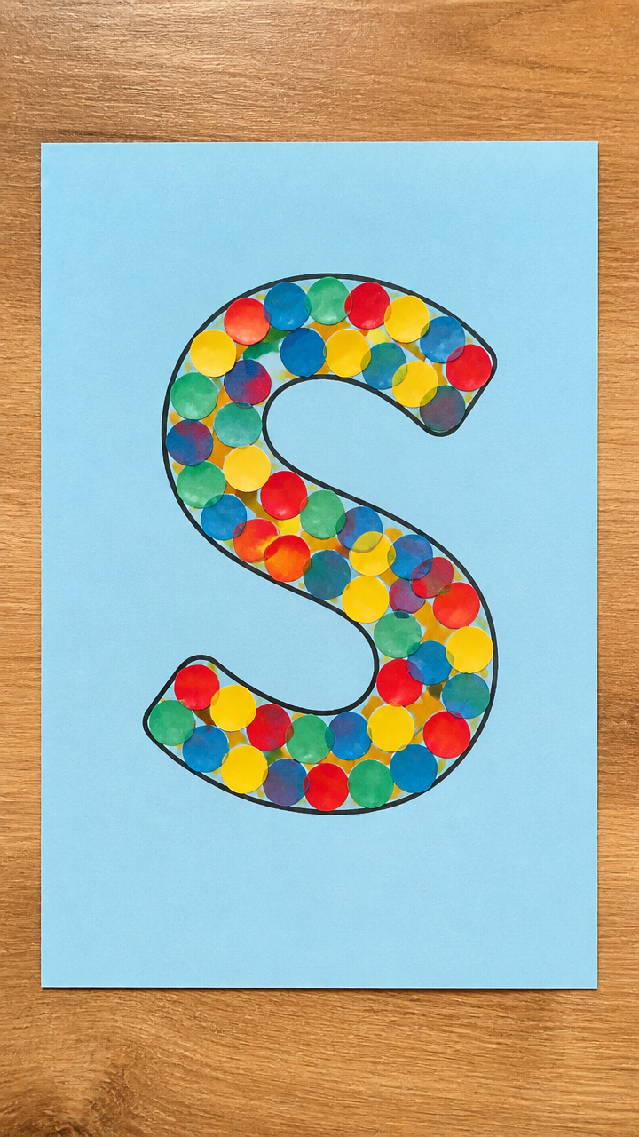 Sticker S Mosaic