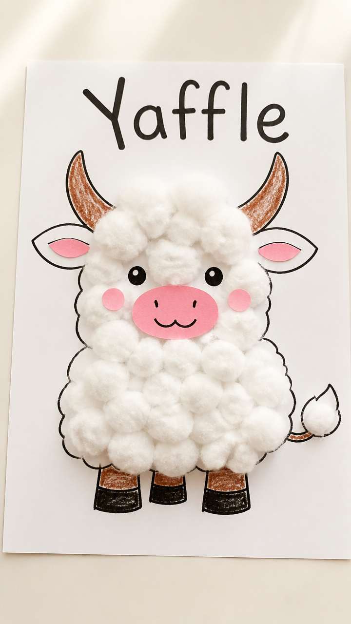 Yaffle the Yak Drawing