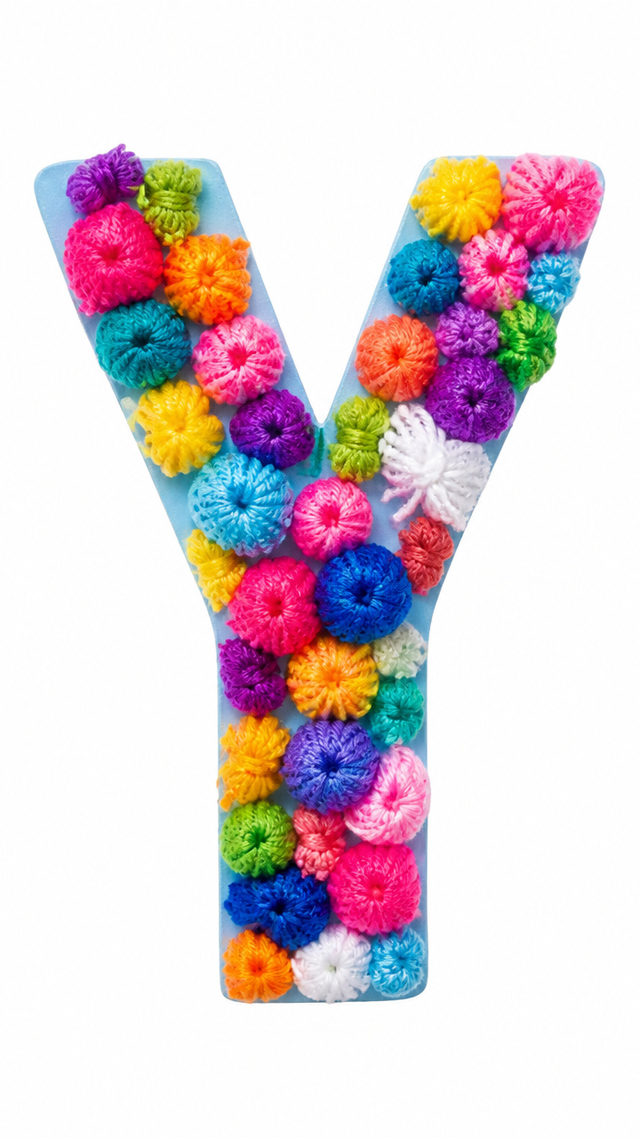 Yarn Ball Y Sculpture