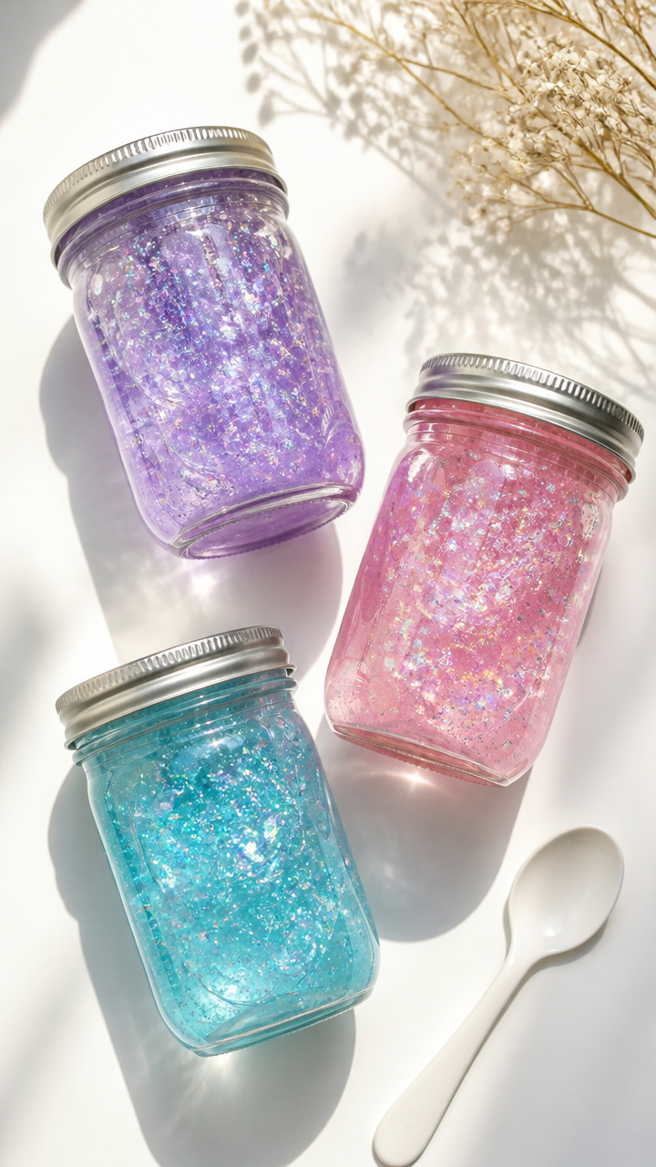 Glitter Slime Jars