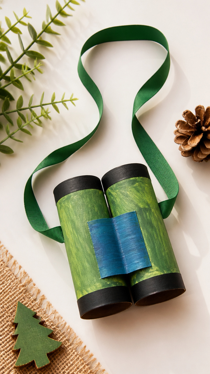 Cardboard Tube Binoculars