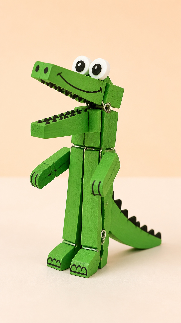 Alligator Clothespin Craft