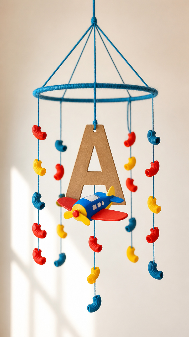Airplane Pasta Mobile