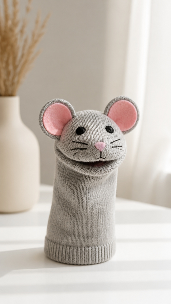 Quiet Mouse Puppet