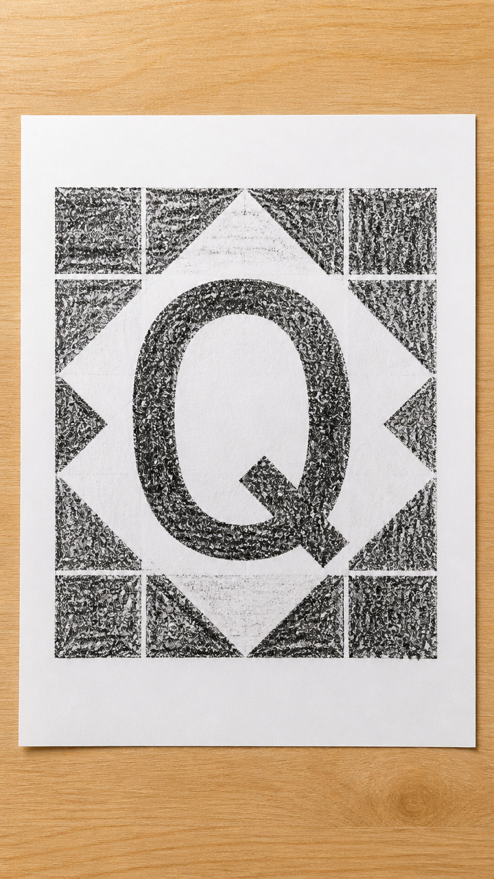 Quilt Block Rubbing