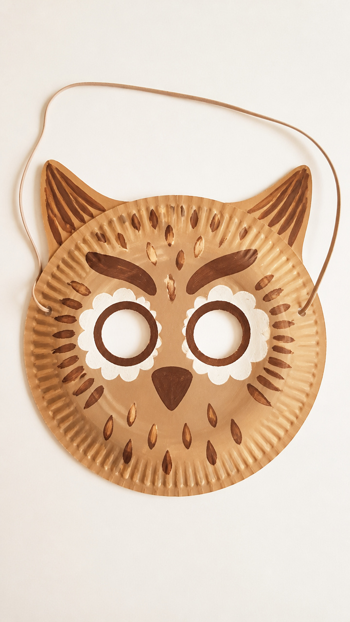 Quizzical Owl Mask