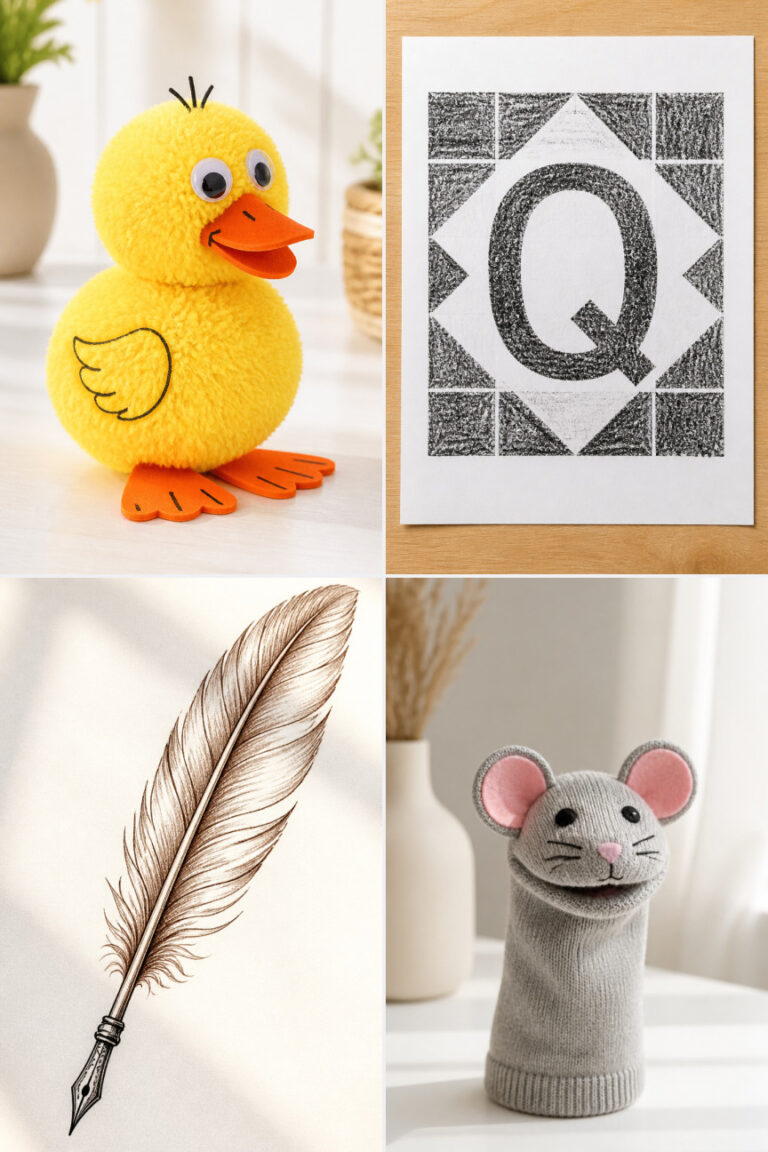 15 Easy Letter Q Crafts for Preschoolers