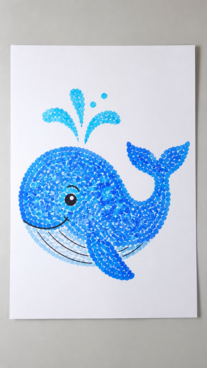 W is for Whale Painting