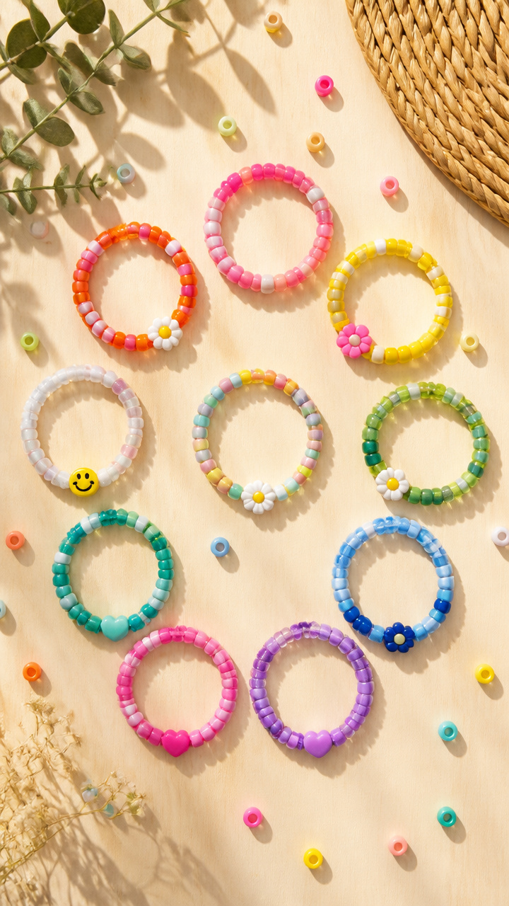 Beaded Pipe Cleaner Bracelets