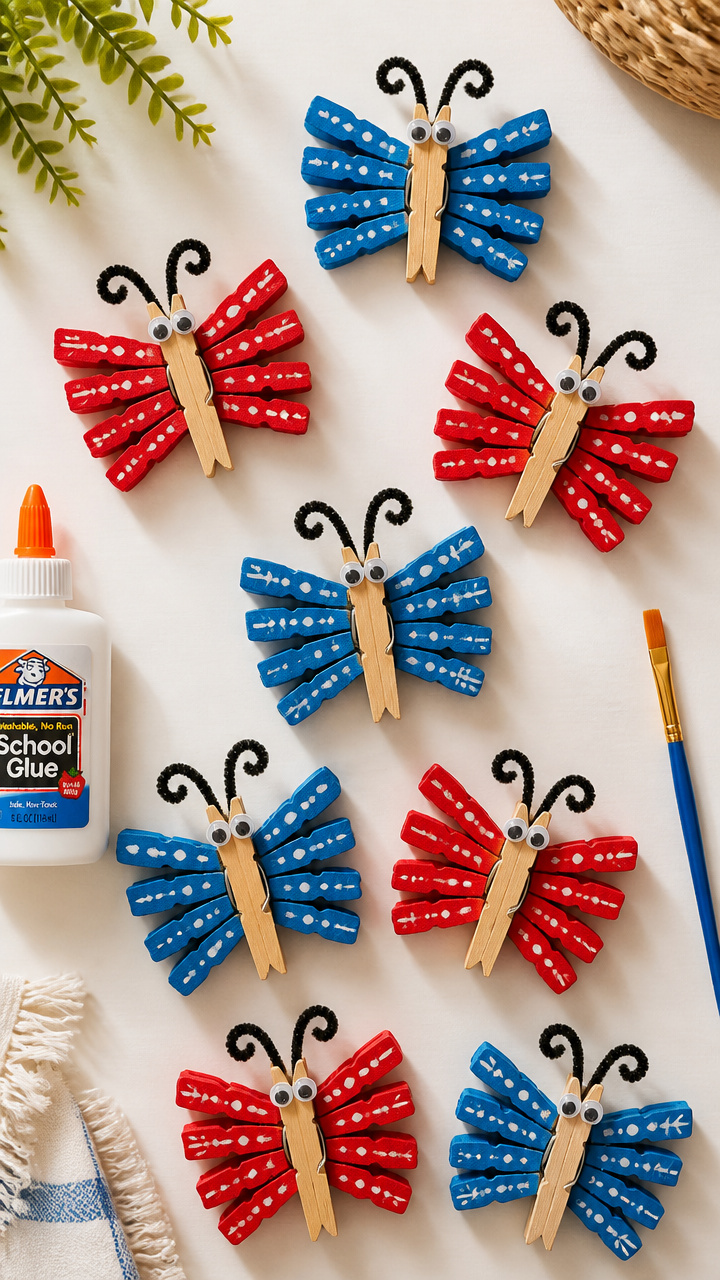 Clothespin Butterfly Wings