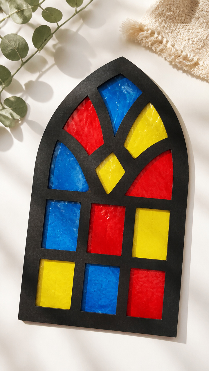 Straw Stained Glass Windows
