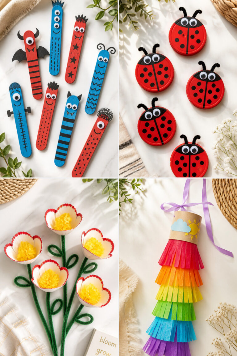 15 Easy Summer Crafts for Toddlers Using Dollar Store Supplies