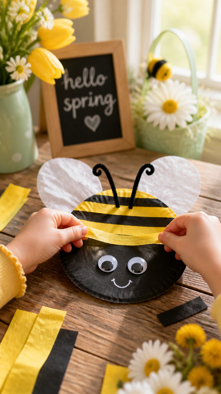 Bumblebee Paper Plate Craft