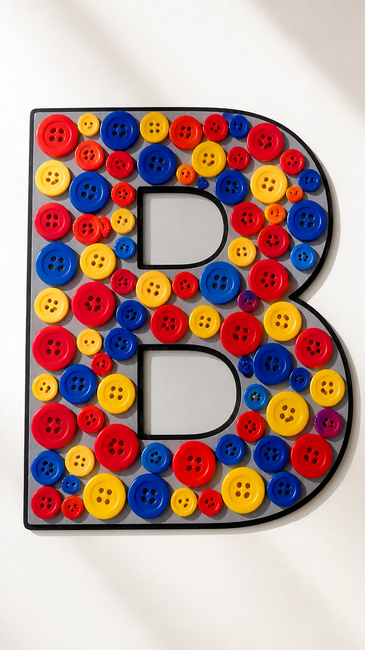 Button 'B' Mosaic