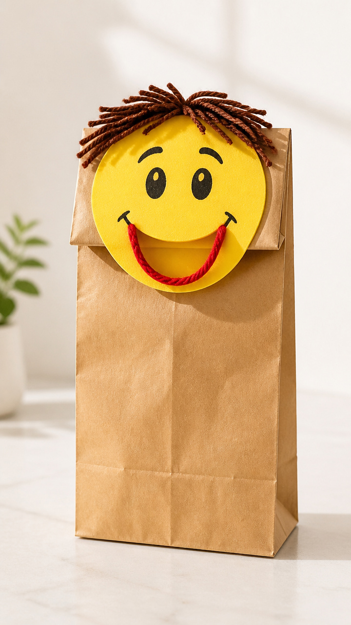 Bag Puppet with Moving Mouth