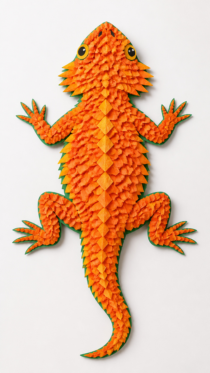 Bearded Dragon Scales Craft
