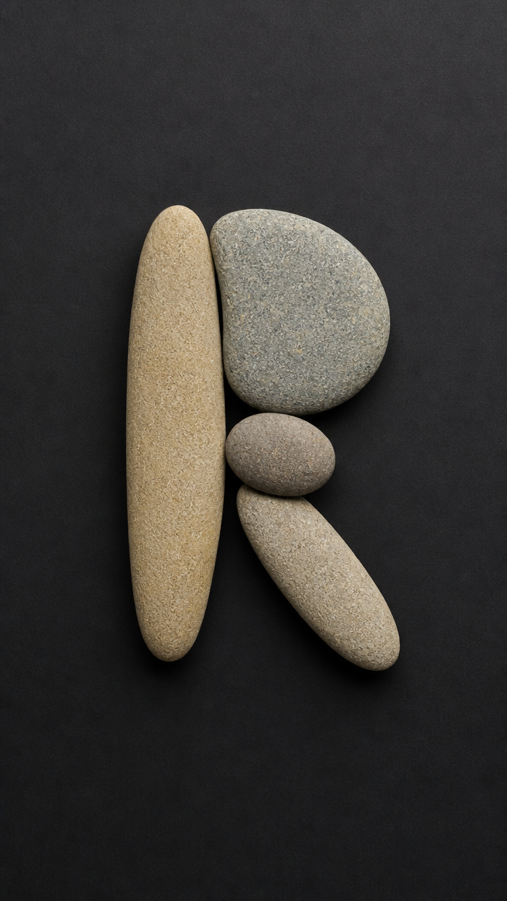 Rock & Roll R Sculpture